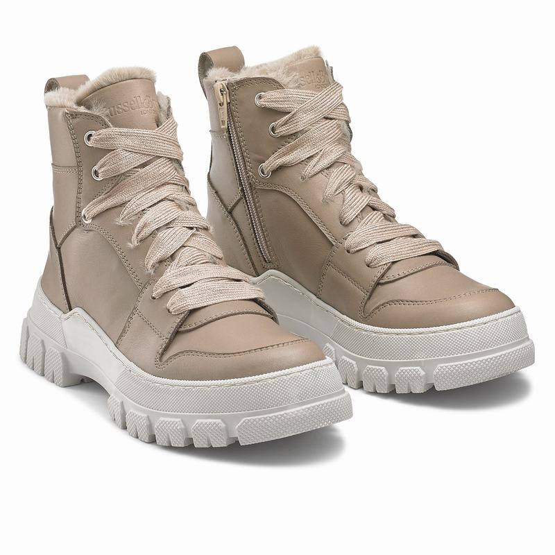 Russell And Bromley Glacier Snørestøvler Dame Brune | SHT4617UV