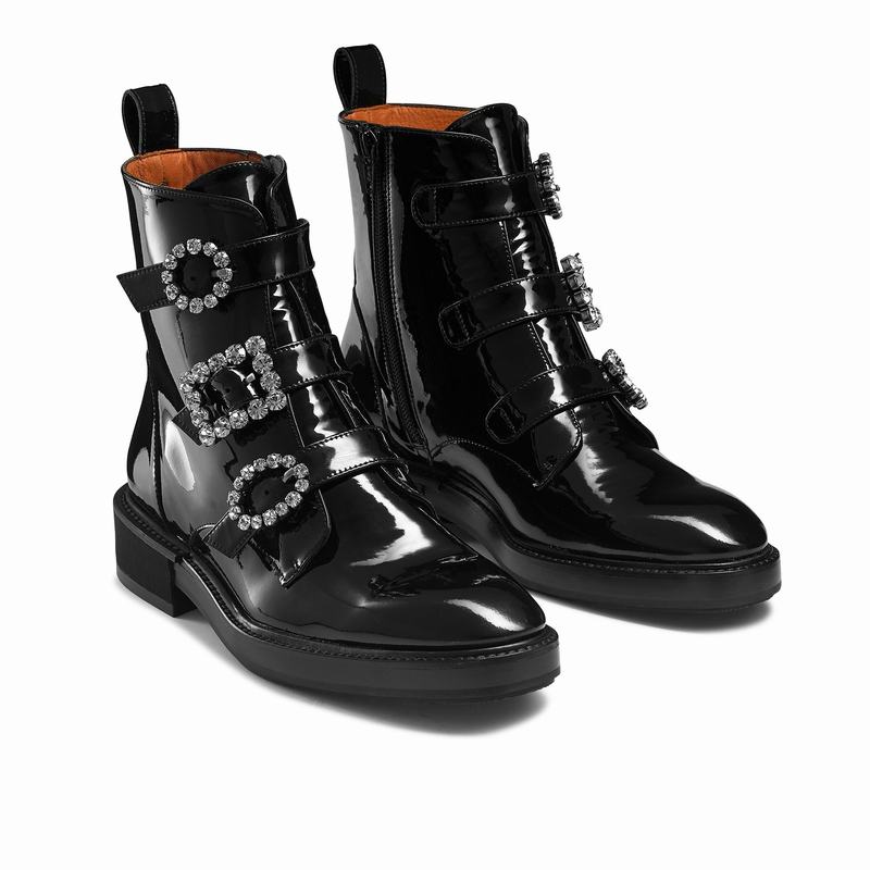 Russell And Bromley Glamorous Ankelstøvler Dame Sort | EAW9096VN