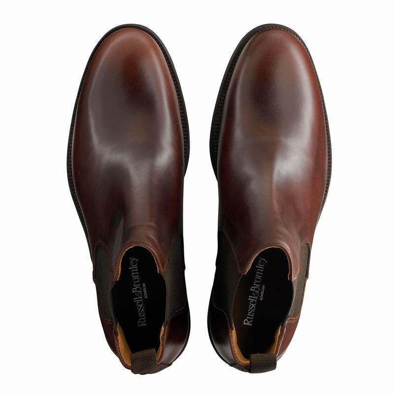 Russell And Bromley Guildford Chelsea Støvler Herre Brune | XMN9049MZ
