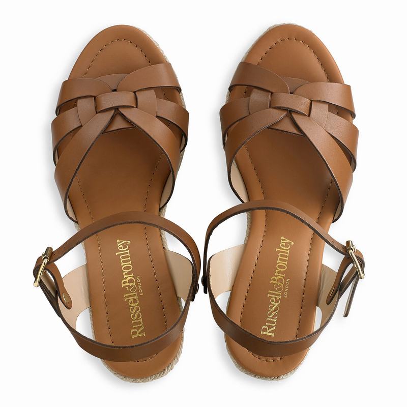 Russell And Bromley Headspin Espadrillos Dame Brune | NNT7264OO
