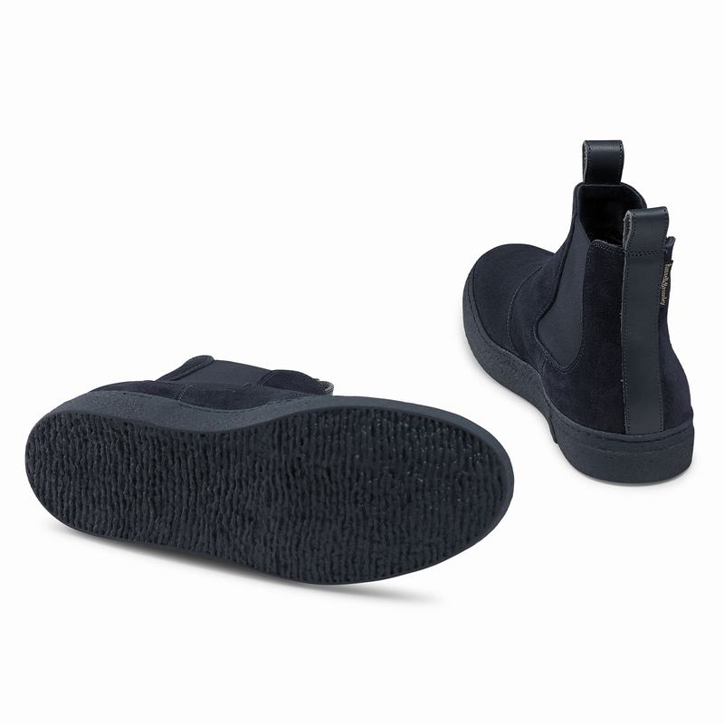 Russell And Bromley Humble Chelsea Støvler Herre Blå | QSY5123AC