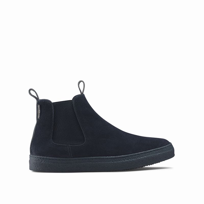 Russell And Bromley Humble Chelsea Støvler Herre Blå | QSY5123AC