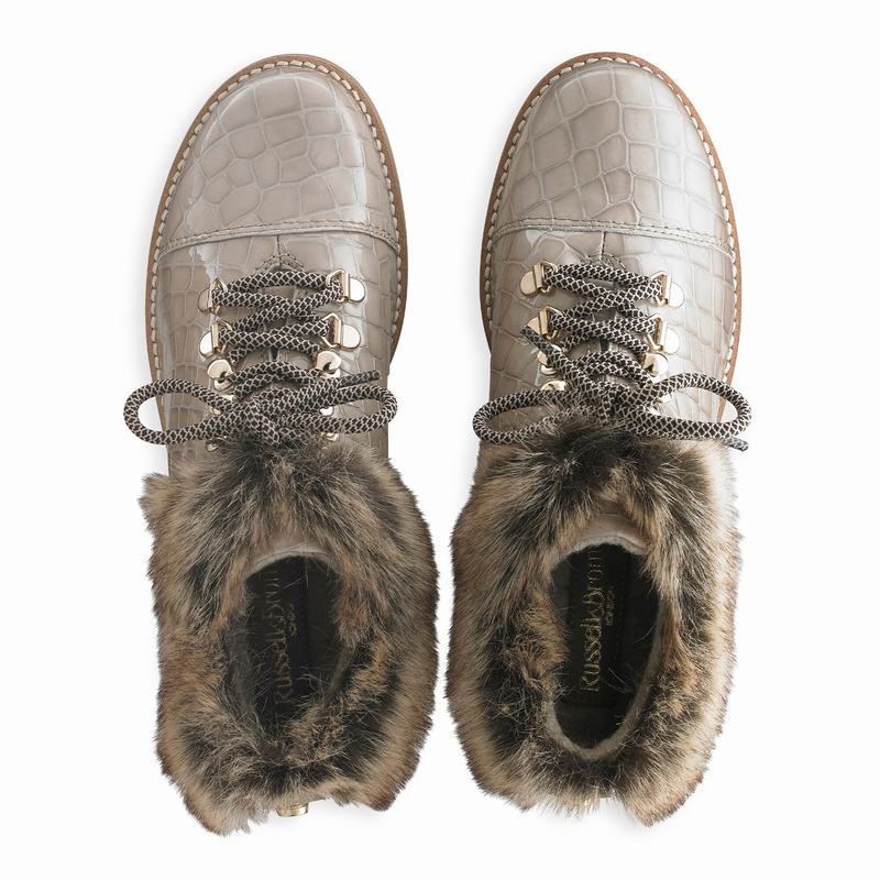 Russell And Bromley Icelander Snørestøvler Dame Brune | PSW8341FN