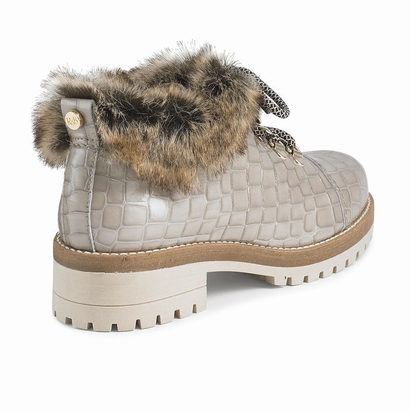 Russell And Bromley Icelander Snørestøvler Dame Brune | PSW8341FN