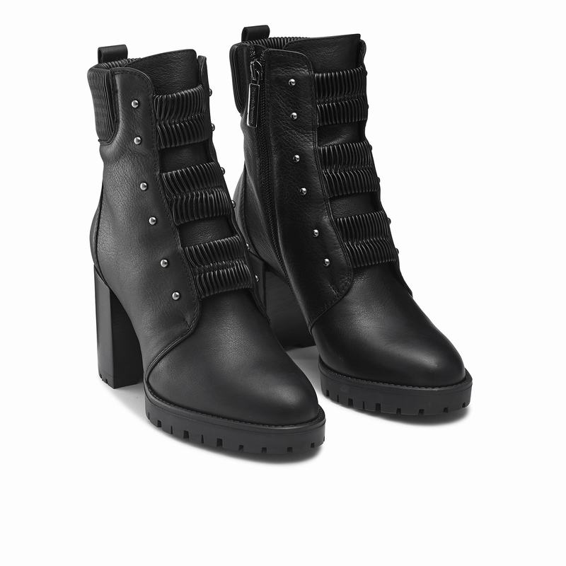 Russell And Bromley Icicle Ankelstøvler Dame Sort | EBN4489AP