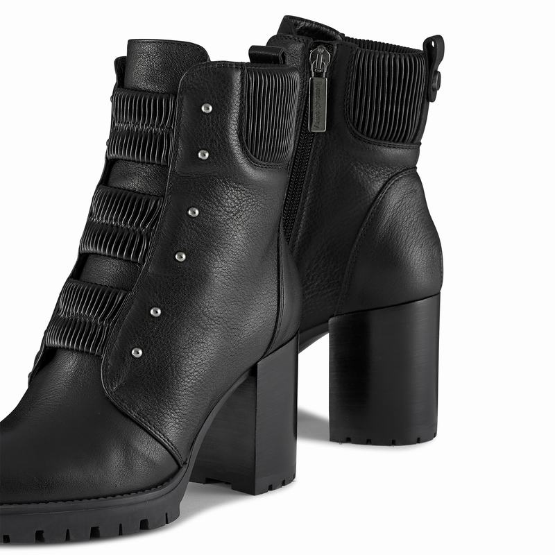 Russell And Bromley Icicle Ankelstøvler Dame Sort | EBN4489AP