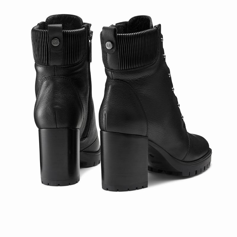 Russell And Bromley Icicle Ankelstøvler Dame Sort | EBN4489AP
