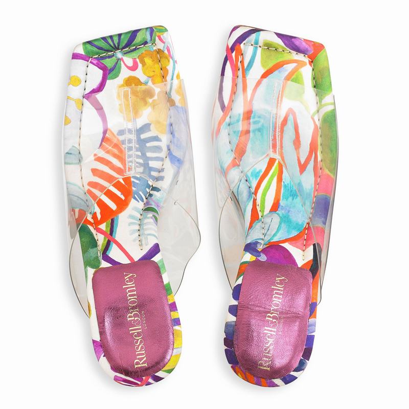 Russell And Bromley Illusion Mules Dame Flerfarvede | VEK1821TO