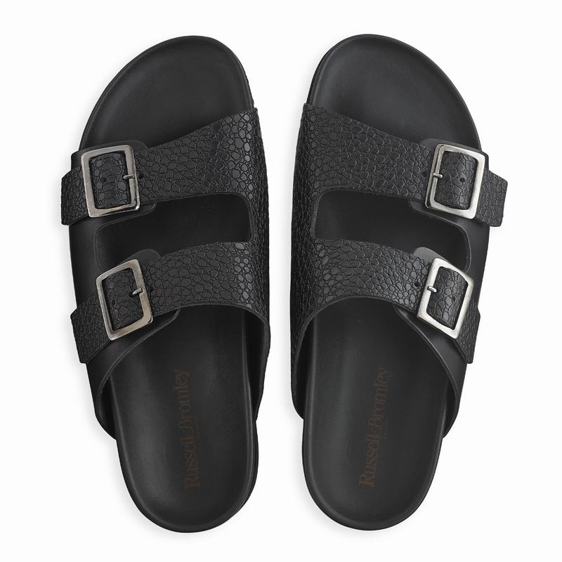 Russell And Bromley Islander Sandaler Herre Sort | JWO5060WB