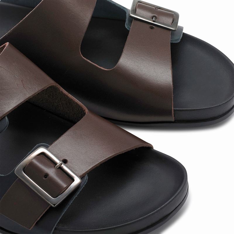Russell And Bromley Islander Sandaler Herre Brune | KAO125KW