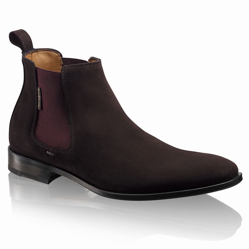 Russell And Bromley Jean Paul Chelsea Støvler Herre Brune | DFL8271IT