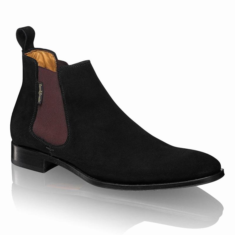 Russell And Bromley Jean Paul Chelsea Støvler Herre Sort | LHC5549YT