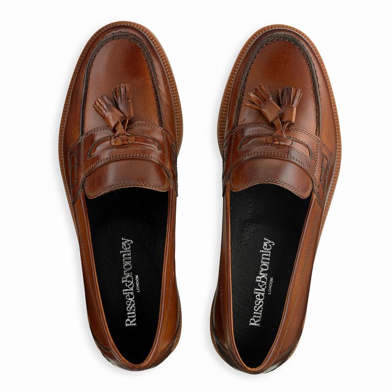 Russell And Bromley Keeble 3 Mokkasiner Herre Brune | FIW3179NE