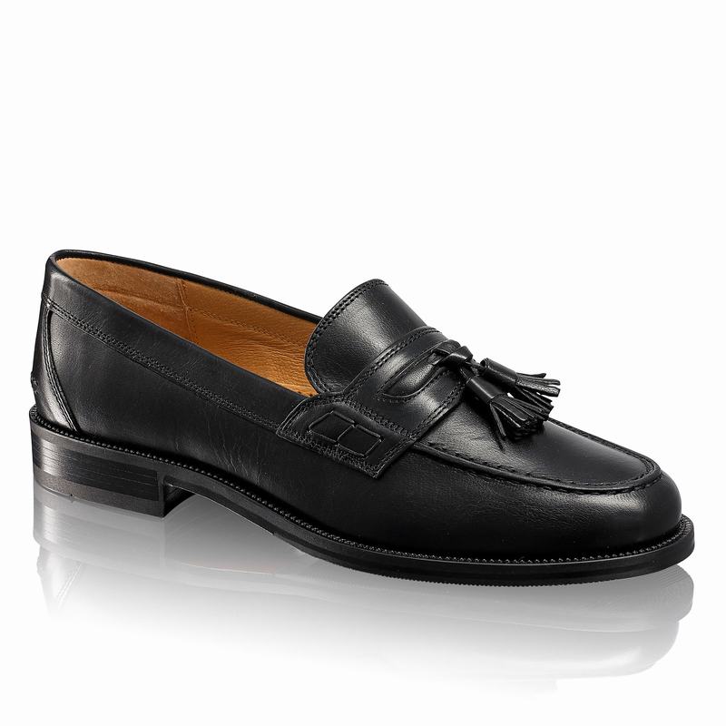 Russell And Bromley Keeble 3 Mokkasiner Herre Sort | KOU3633YO