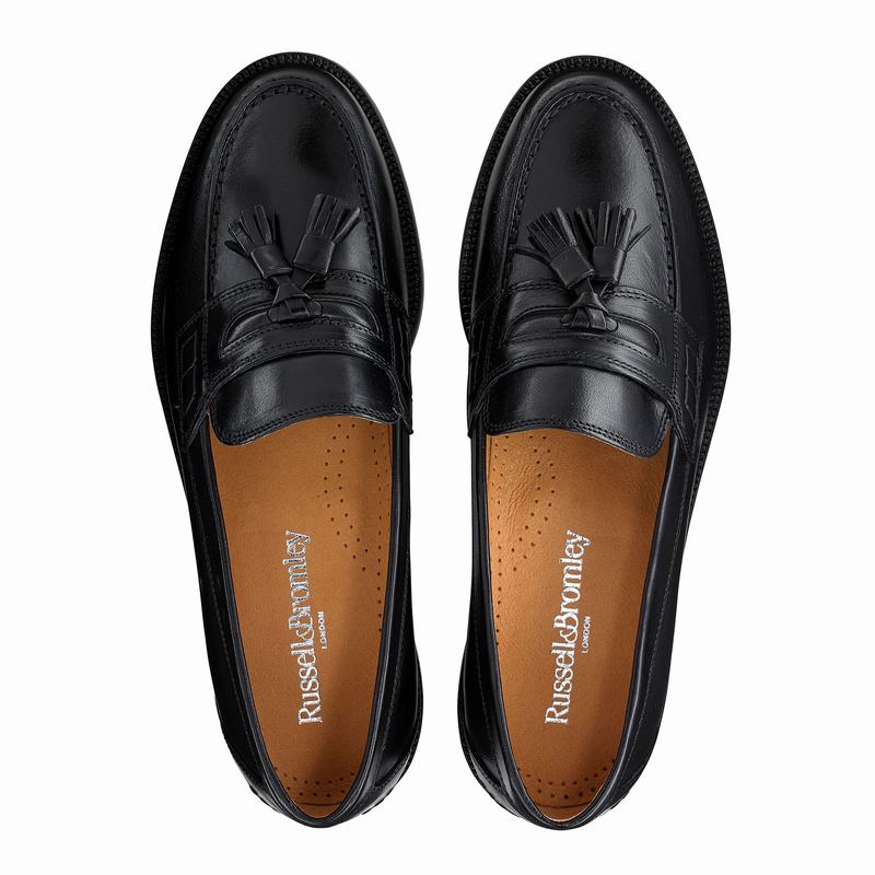 Russell And Bromley Keeble 3 Mokkasiner Herre Sort | KOU3633YO