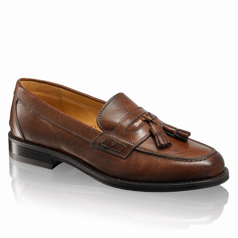 Russell And Bromley Keeble 3 Mokkasiner Herre Brune | SZC6021RP