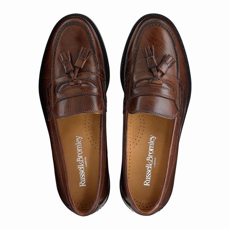 Russell And Bromley Keeble 3 Mokkasiner Herre Brune | SZC6021RP
