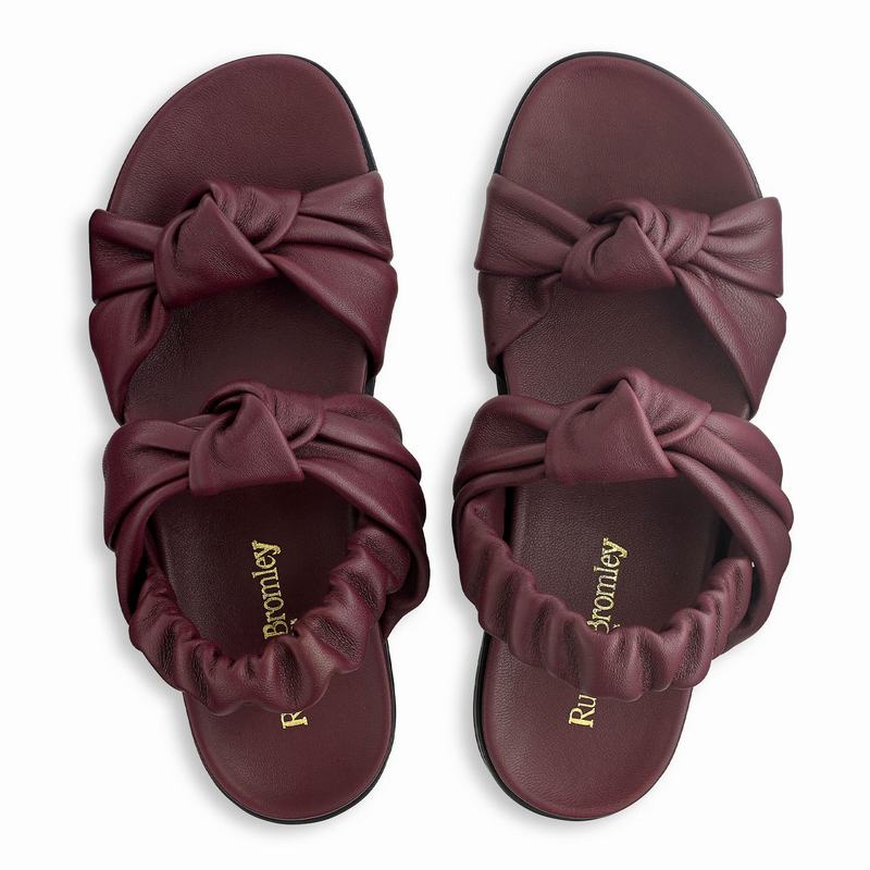 Russell And Bromley Knottie Sandaler Dame Rød | EAT5037FY