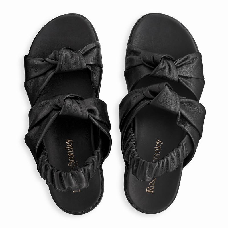 Russell And Bromley Knottie Sandaler Dame Sort | EQV712EN