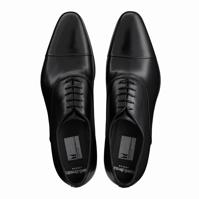 Russell And Bromley Know How Oxford Sko Herre Sort | GMH9148YX
