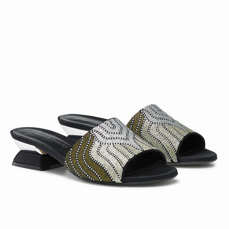 Russell And Bromley Mazemule Mules Dame Metallic | JAW5293IV