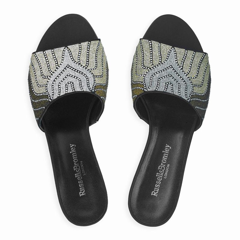 Russell And Bromley Mazemule Mules Dame Metallic | JAW5293IV