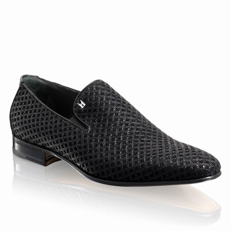 Russell And Bromley Meander Slip On Sko Herre Sort | BGM3071PM