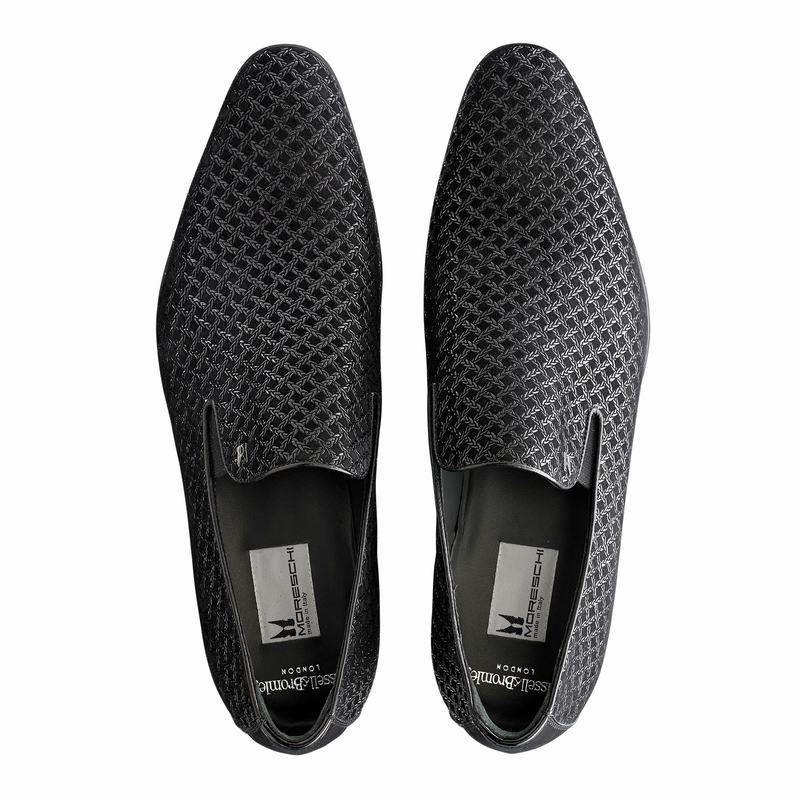 Russell And Bromley Meander Slip On Sko Herre Sort | BGM3071PM