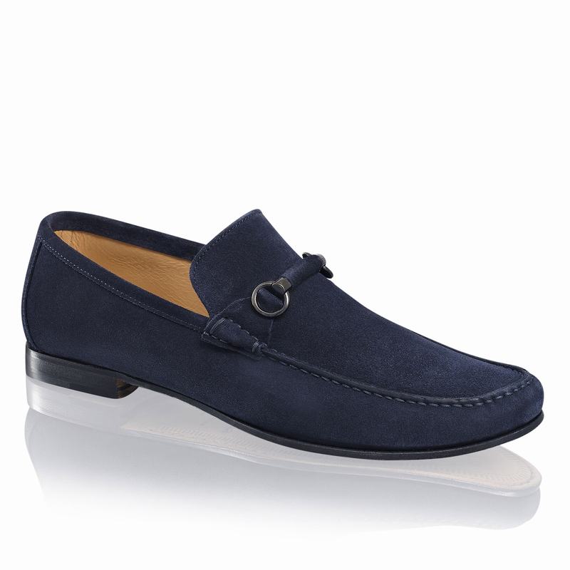 Russell And Bromley Misty Mokkasiner Herre Blå | TDY9158TP