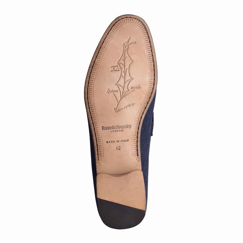 Russell And Bromley Misty Mokkasiner Herre Blå | TDY9158TP