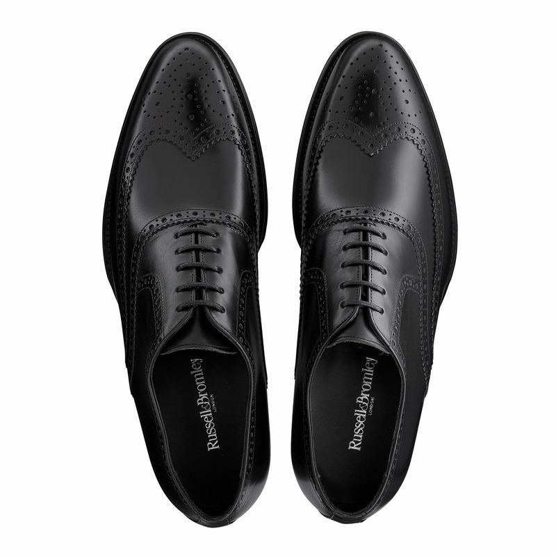 Russell And Bromley Oak Oxford Sko Herre Sort | ZNR4269LZ
