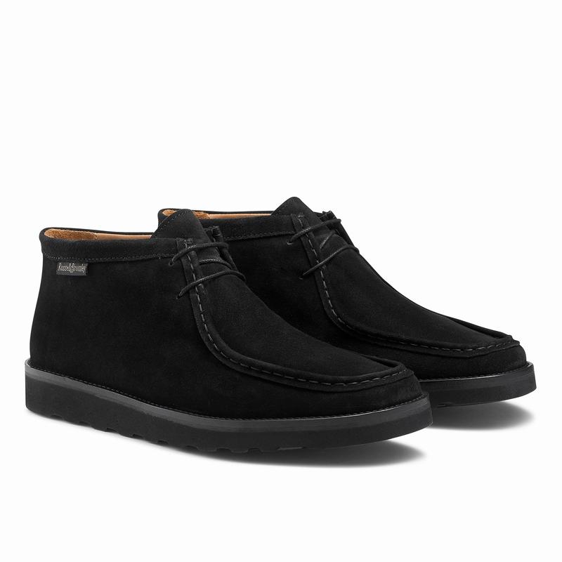 Russell And Bromley Ontario Hi Snøresko Herre Sort | OFV4095ML