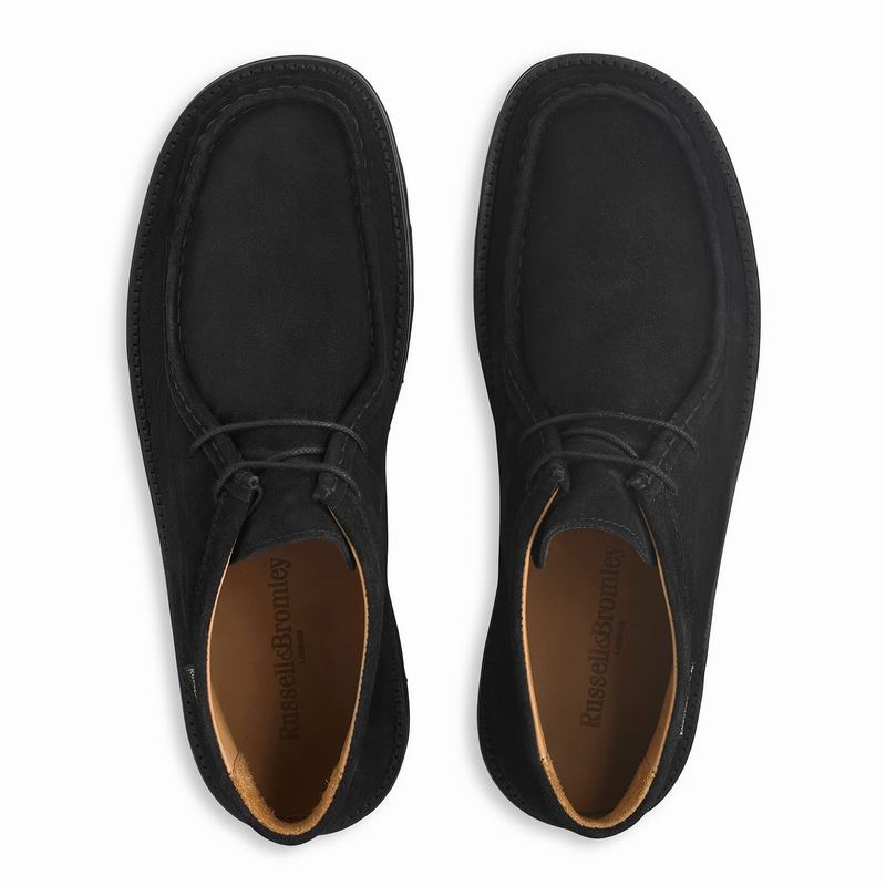 Russell And Bromley Ontario Hi Snøresko Herre Sort | OFV4095ML