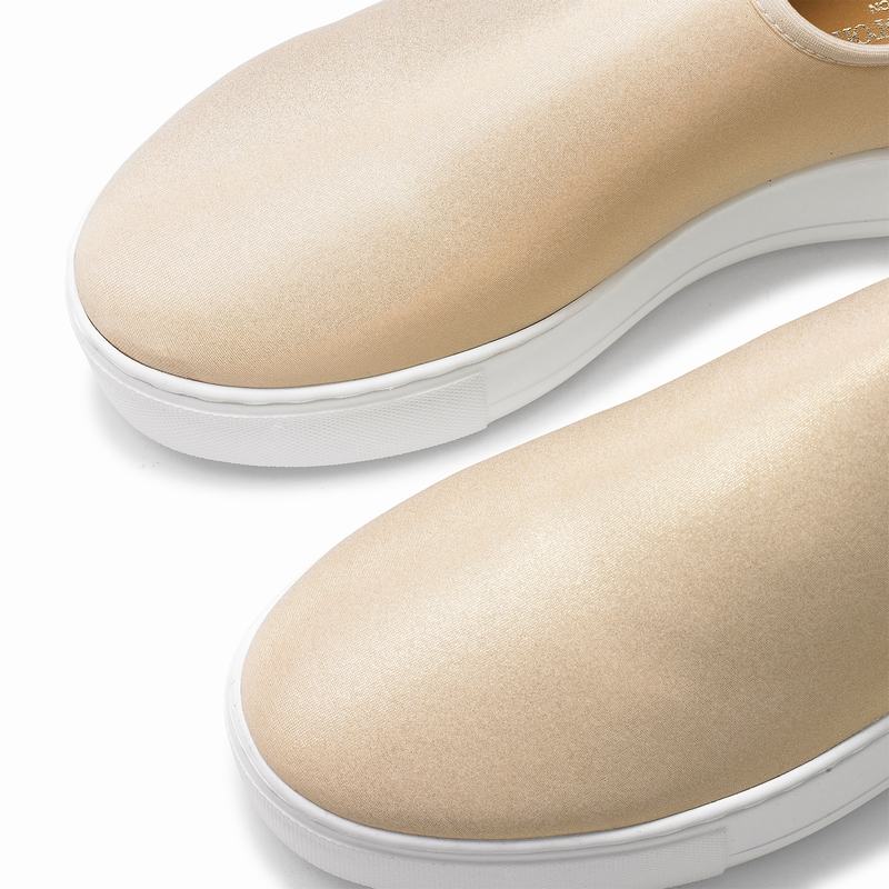 Russell And Bromley Park Flex Platform Sneakers Dame Metallic | HFZ1032LQ