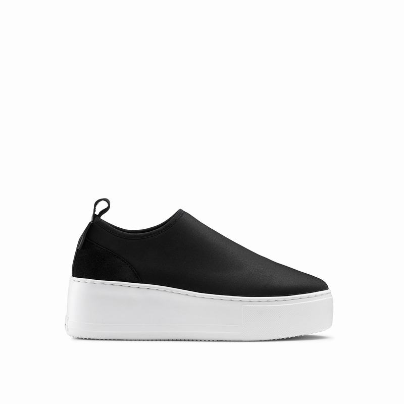 Russell And Bromley Park Flex Platform Sneakers Dame Sort | IEK2212FX
