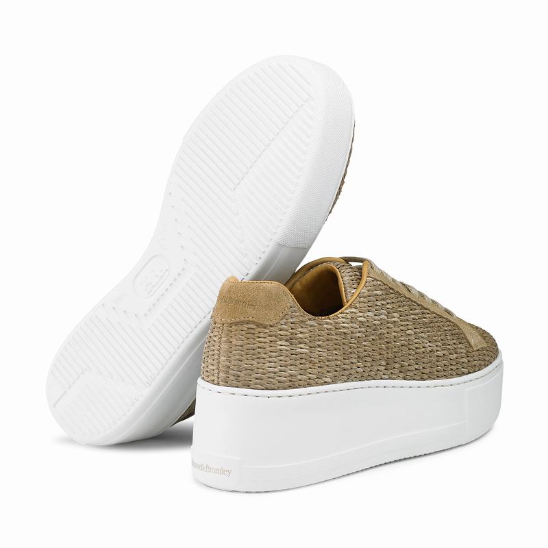 Russell And Bromley Park Life Platform Sneakers Dame Brune | TTZ469SS