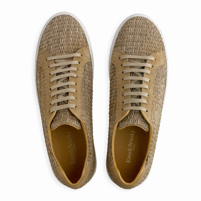 Russell And Bromley Park Run Lave Sneakers Herre Brune | RBH9831MO