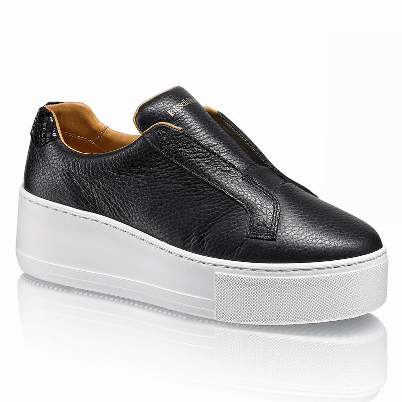 Russell And Bromley Park Up Platform Sneakers Dame Sort | MNS218AX