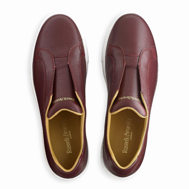Russell And Bromley Park Up Platform Sneakers Dame Rød | QVE5986PZ