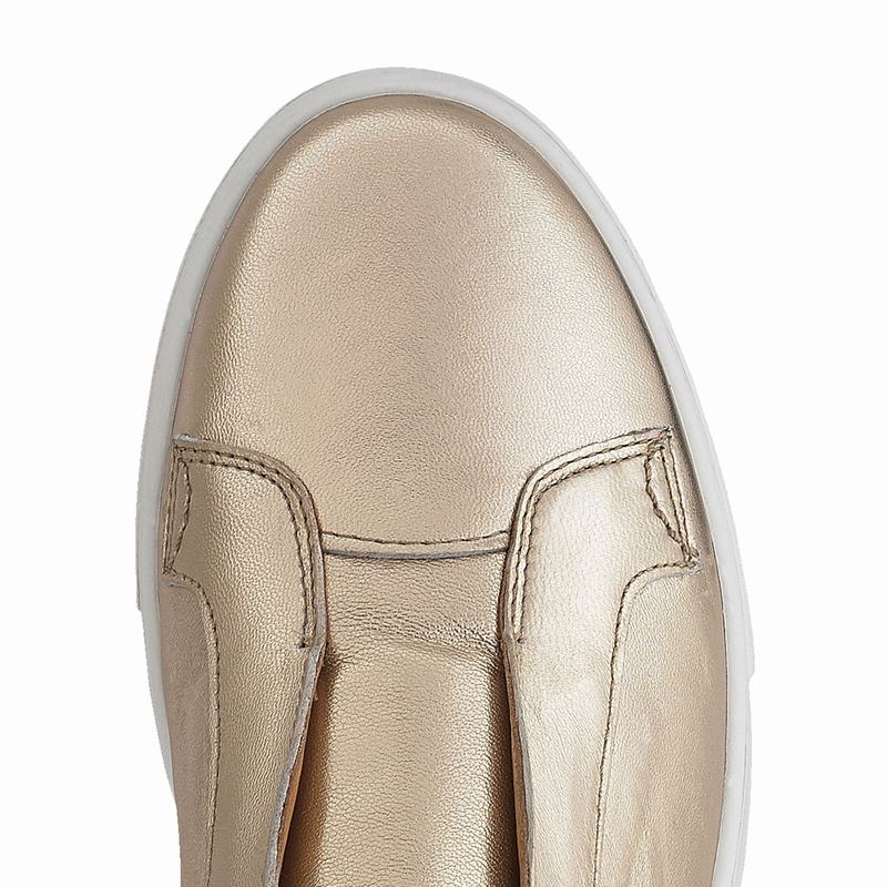 Russell And Bromley Park Up Platform Sneakers Dame Guld | ZCB3056SB
