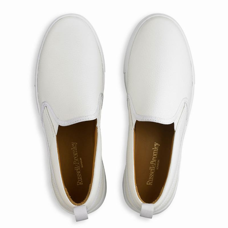 Russell And Bromley Parkwalk Platform Sneakers Dame Hvide | NLP3219KO
