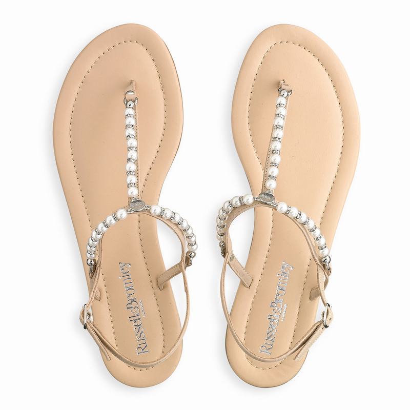 Russell And Bromley Pearly Sandaler Dame Brune | KXB1523KO