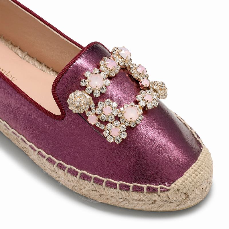 Russell And Bromley Pocketfull Espadrillos Dame Lilla | DUL3046WW