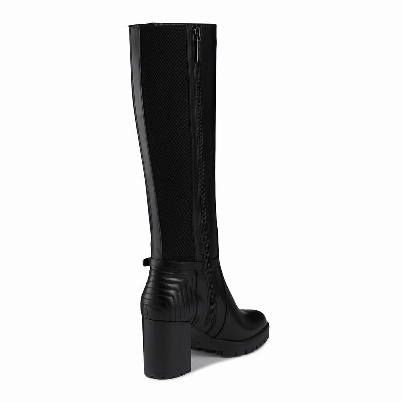 Russell And Bromley Rein Hi Knæhøje Støvler Dame Sort | GZV2525UD