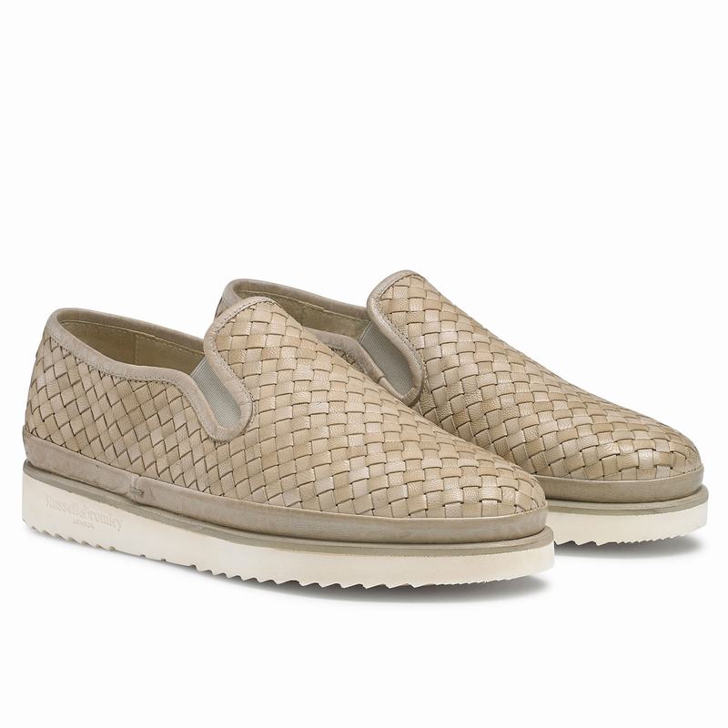 Russell And Bromley Sanmarina Slip On Sneakers Dame Brune | PLW1784LJ