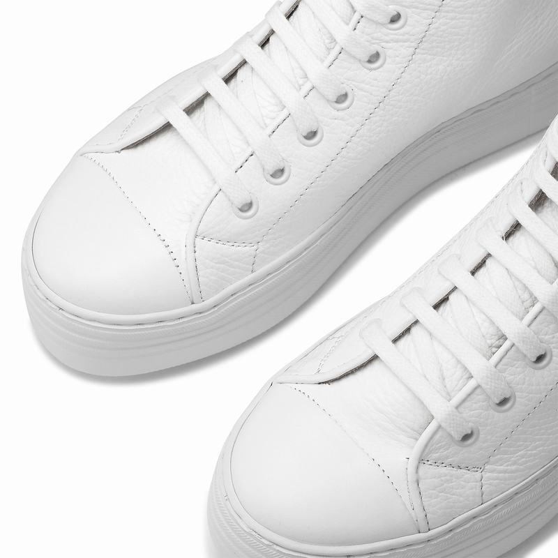 Russell And Bromley Saturn Hi Høje Sneakers Dame Hvide | WTZ6285QC