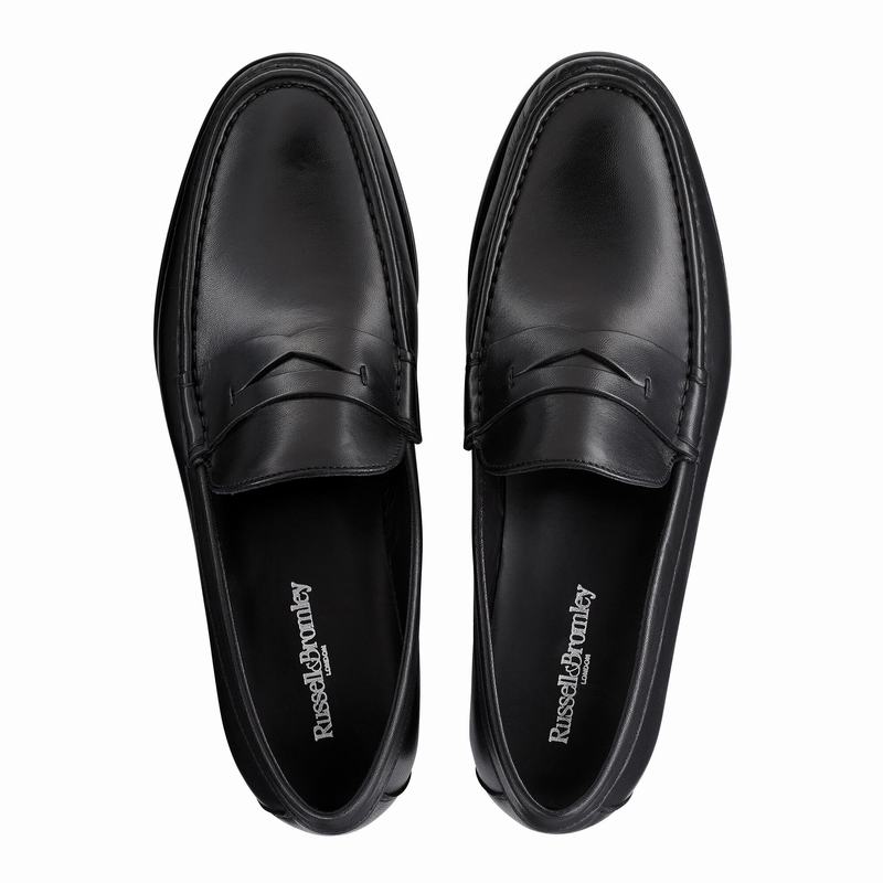 Russell And Bromley Saturn Mokkasiner Herre Sort | CMQ785AV
