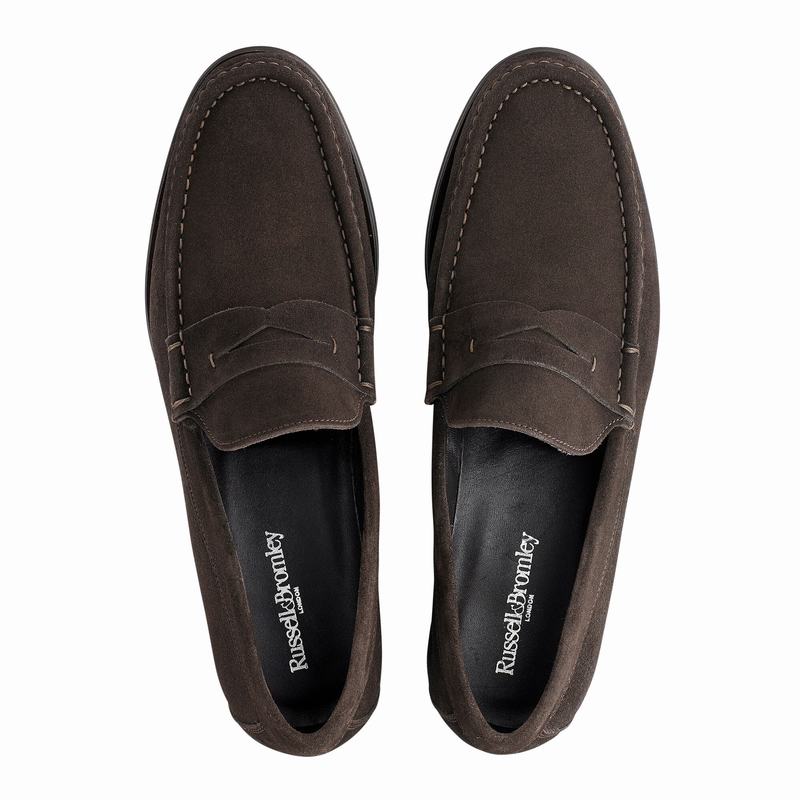 Russell And Bromley Saturn Mokkasiner Herre Brune | CPB7984AJ