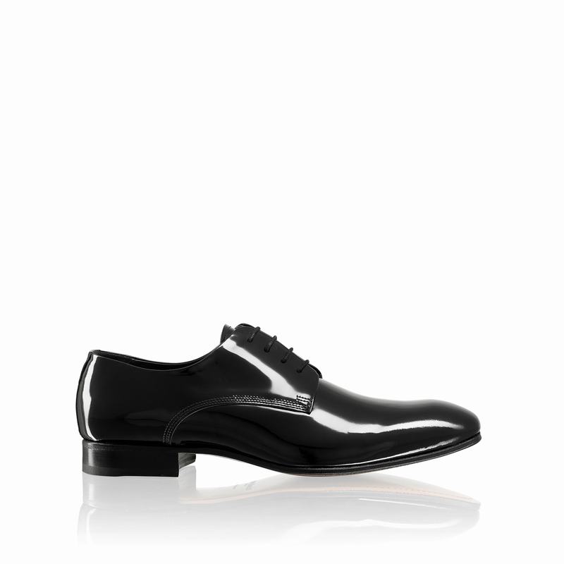 Russell And Bromley Sinatra Derby Schuhe Herre Sort | GNP6040BY