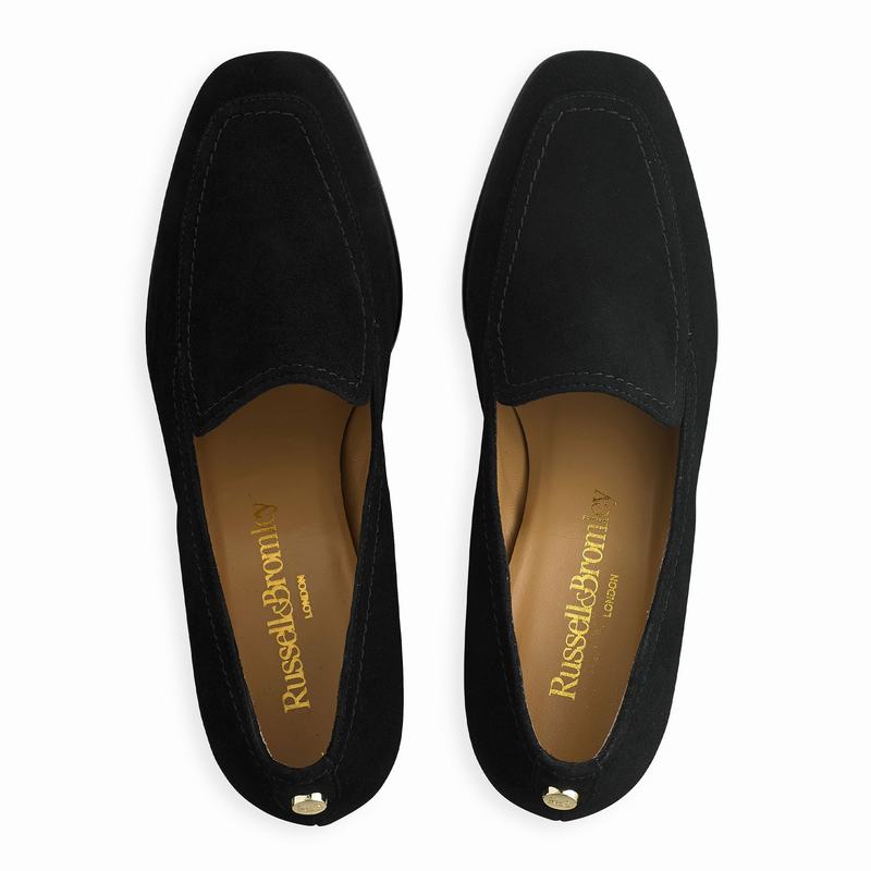 Russell And Bromley Smokey Tøfler Dame Sort | TQP9297HF